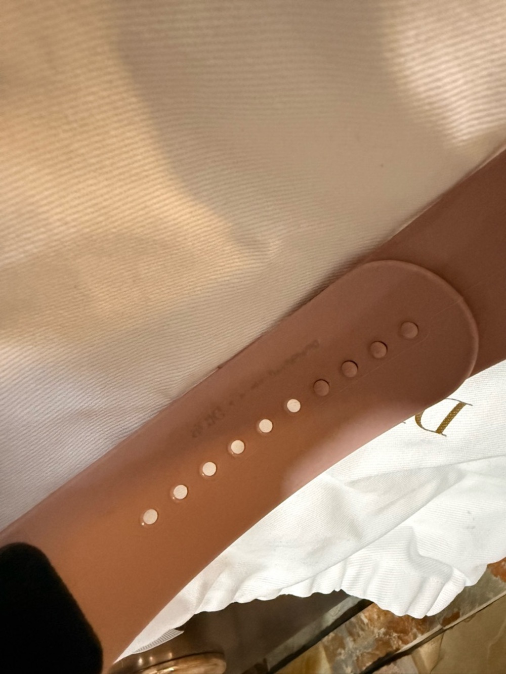 Dior Pink Transparent Logo Visor with White Emblem - Picture 12 of 12